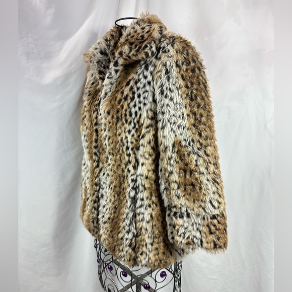 Kenna-T faux fur cheetah print jacket size XS - Picture 4 of 9